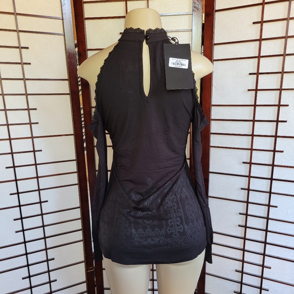 Cecila Cold Shoulder Top - Picture 4 of 9